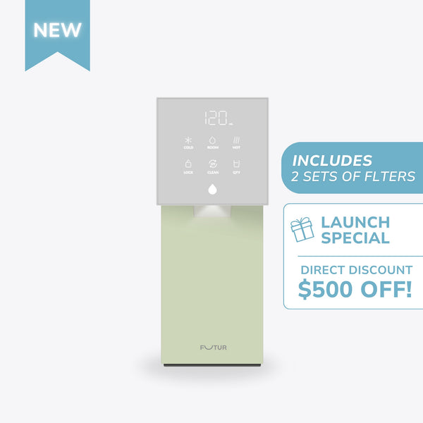 LUMIPURE Water Purifier in Sage Green