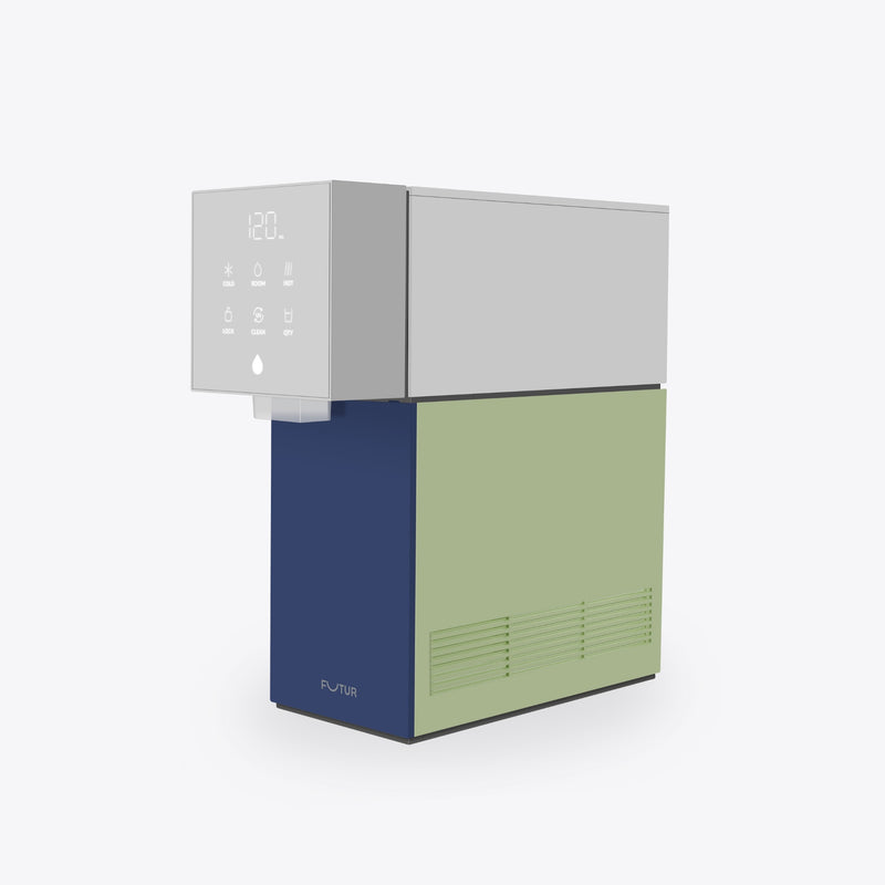 LUMIPURE Water Purifier in Navy and Sage Green